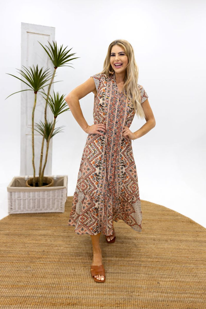 Keola Long Shirt Dress