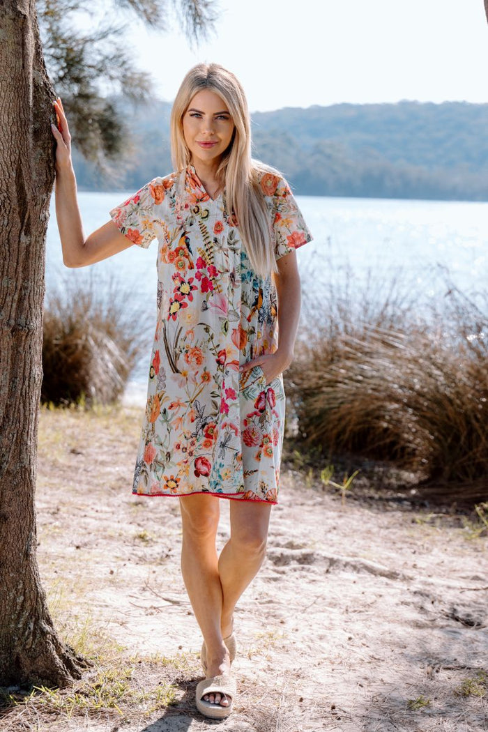 Kerala Pintuck Dress