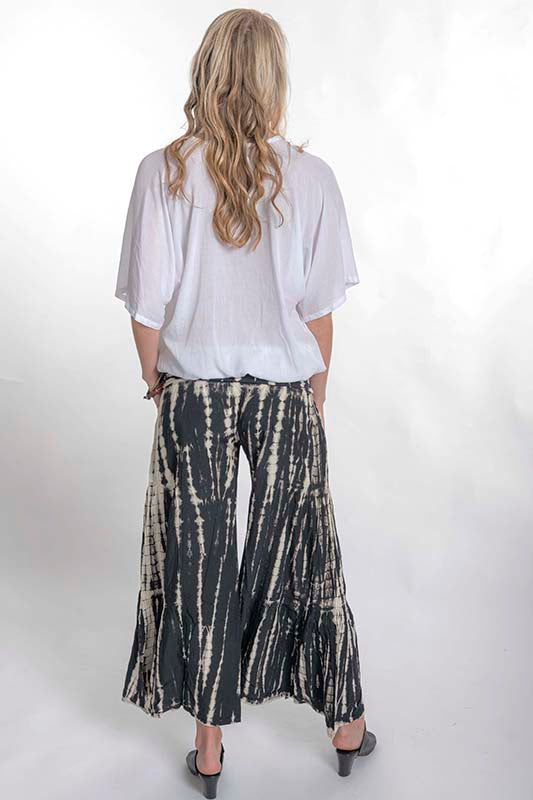 Laura Pants - Tie Dye Black