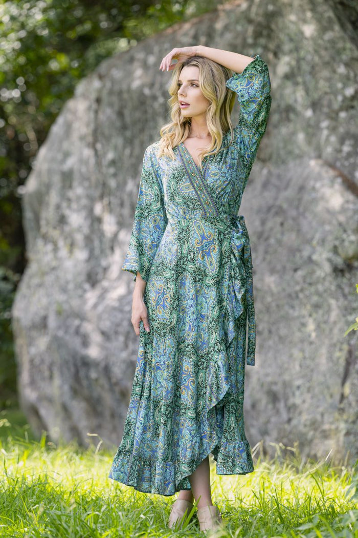 cienna designs dress Bloss S/Sleeve Wrap Dress Bloss / S