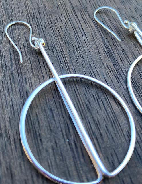 lunar earrings