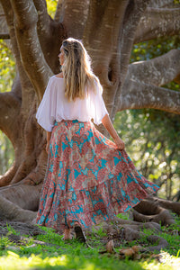 Mahala Maxi Skirt – Blush