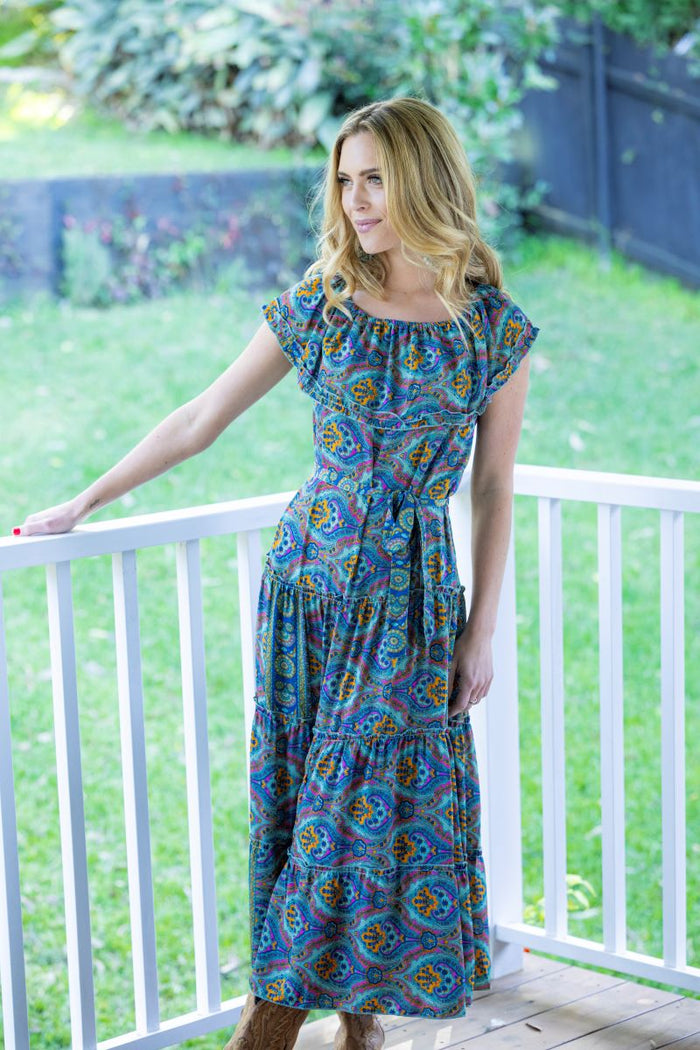 Malena Dress - Blue