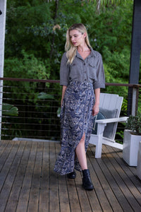Maryka Split Skirt
