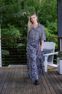 Maryka Split Skirt