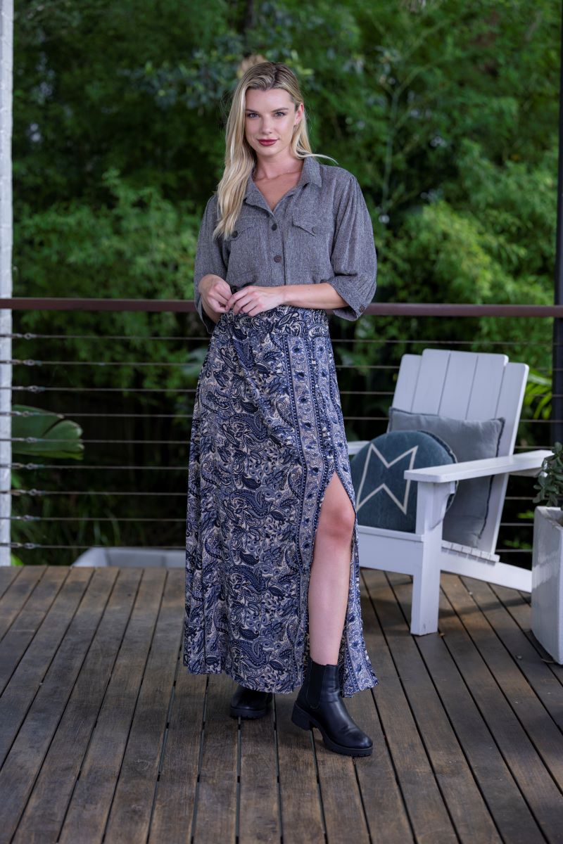 Maryka Split Skirt