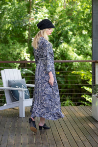 Maryka Long Sleeve Wrap Dress