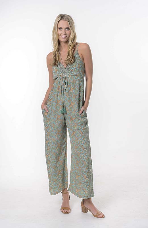 Maya Jumpsuit Aqua