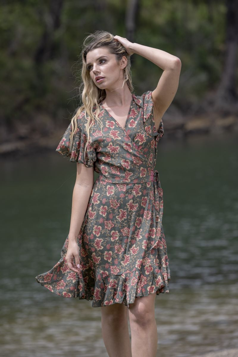 Milli Dress - Sage