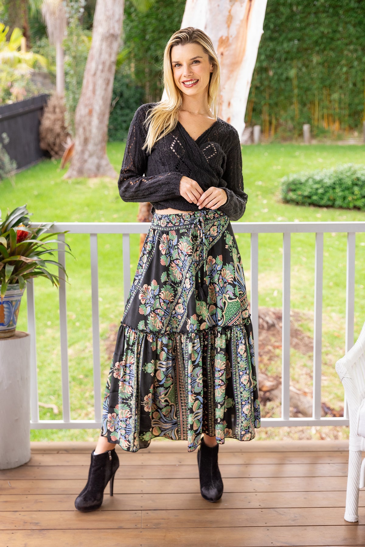 Myra Frill Maxi Skirt