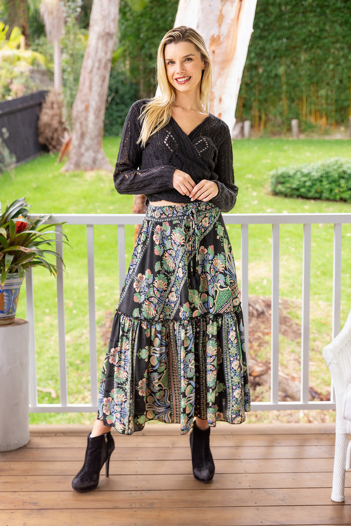Myra Frill Maxi Skirt