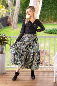 Myra Frill Maxi Skirt