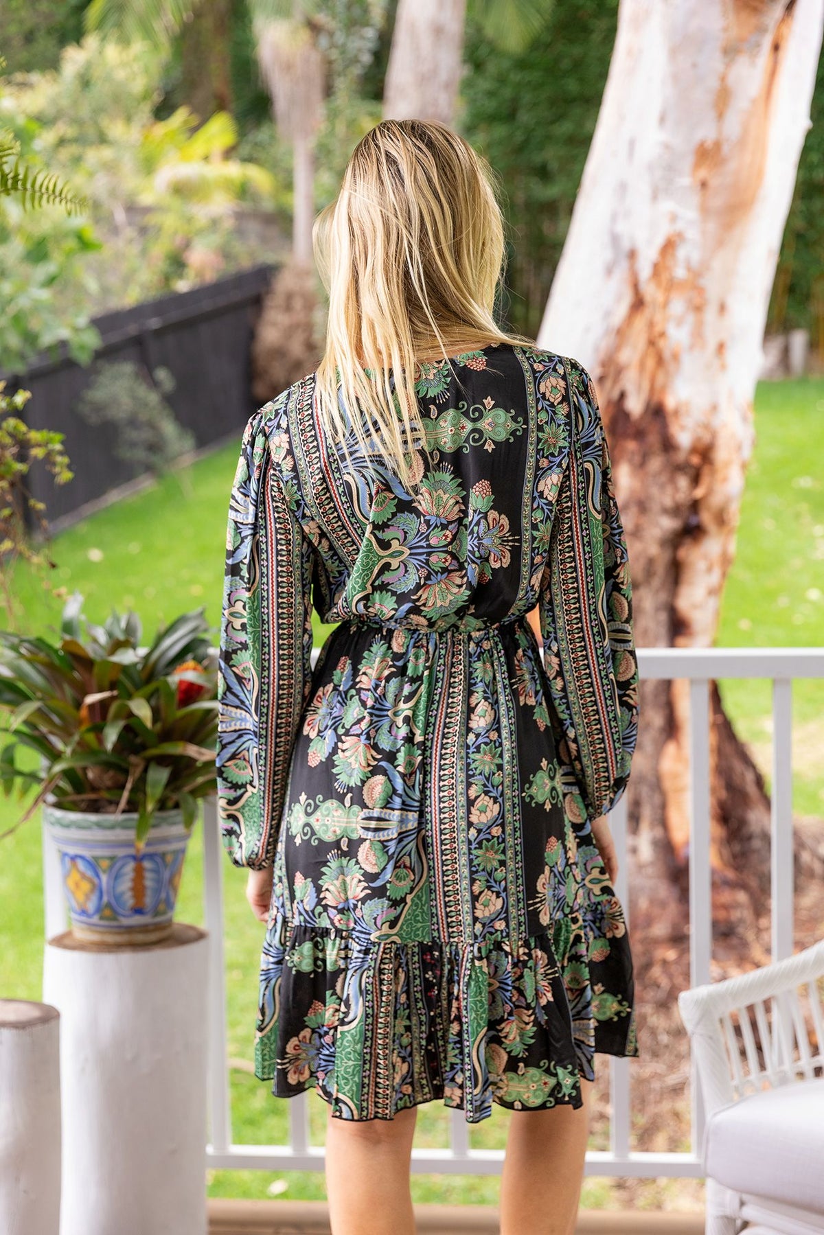 Myra L/Sleeve Short Dress