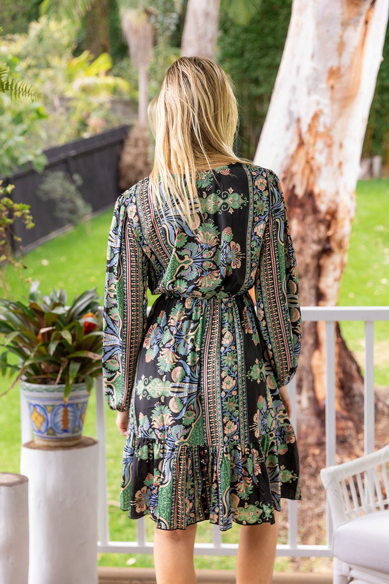 Myra L/Sleeve Short Dress