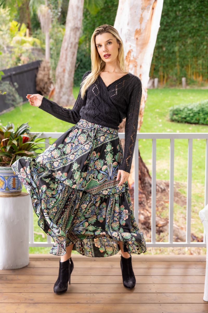 Myra Frill Maxi Skirt