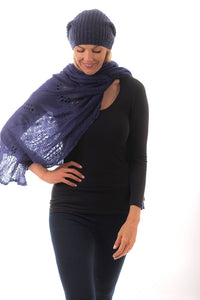 neck scarf navy