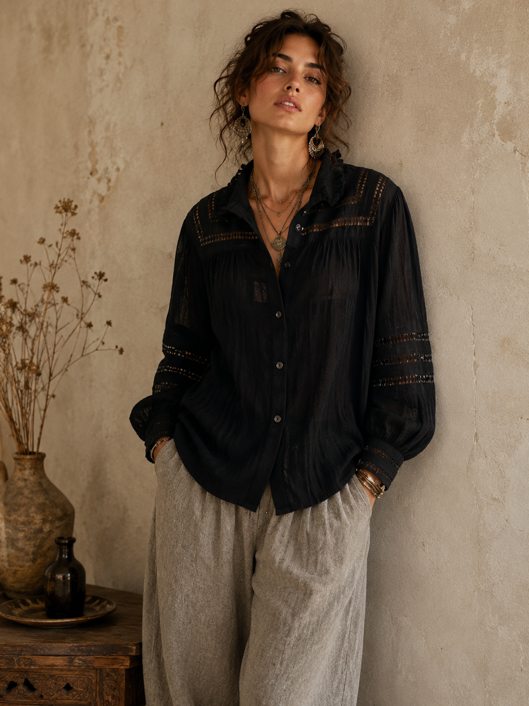 Nellie Blouse - Black
