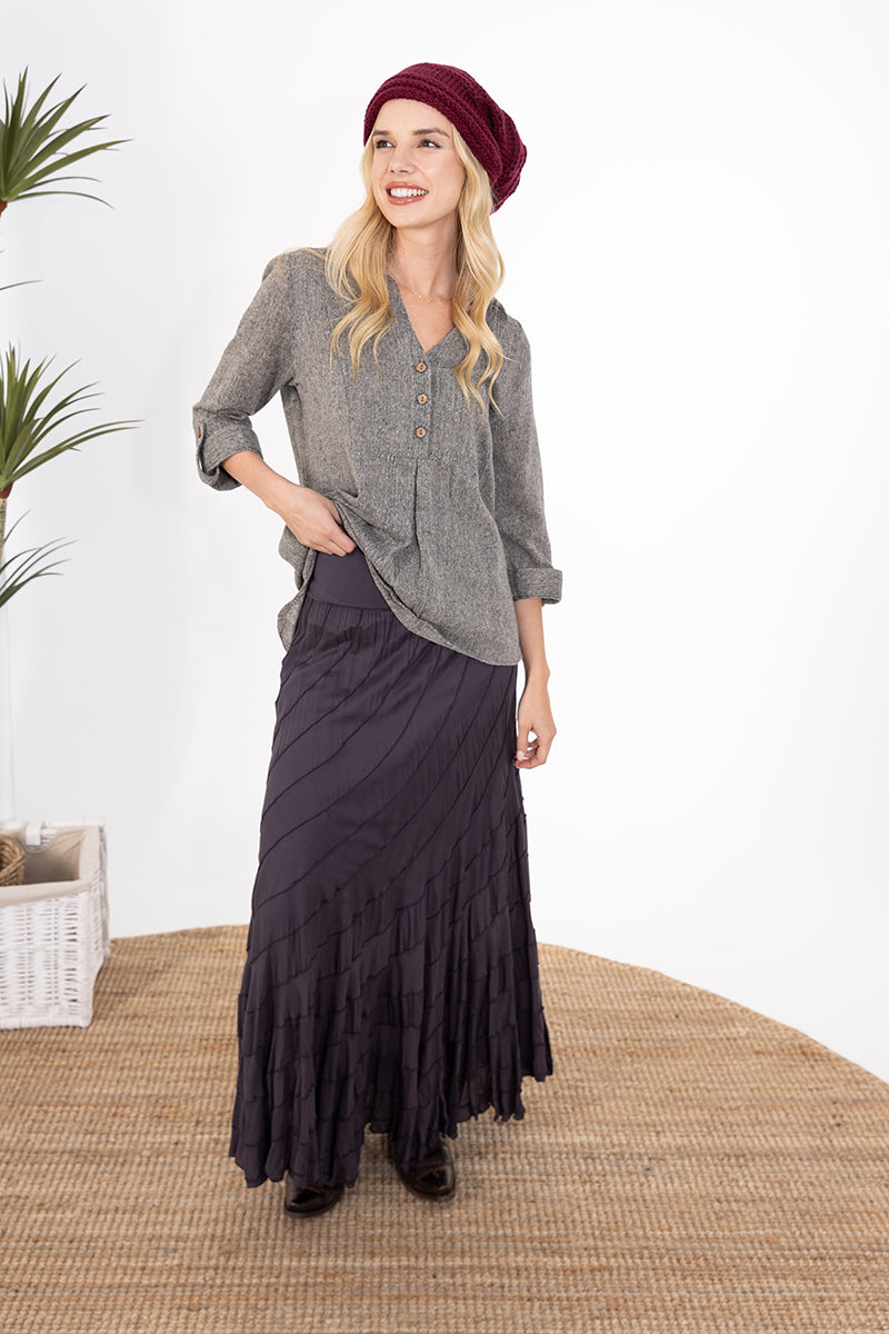 Nova Skirt - Charcoal