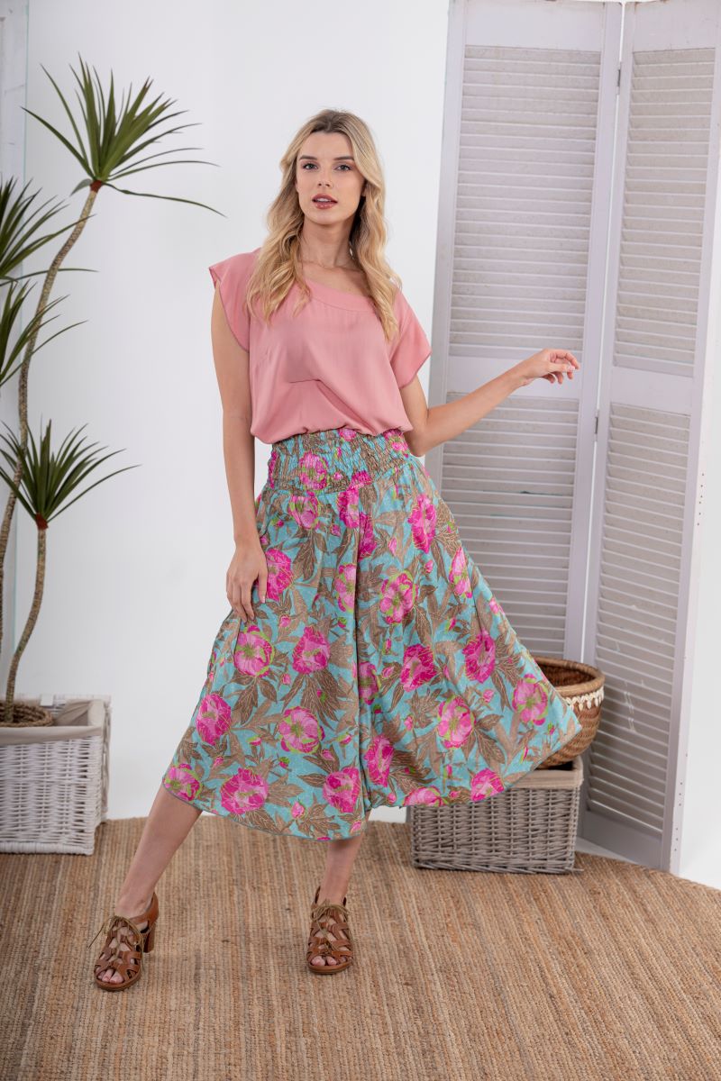 Peonie Wide Leg Crop Pants