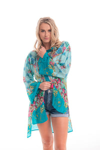 Periwinkle Kimono