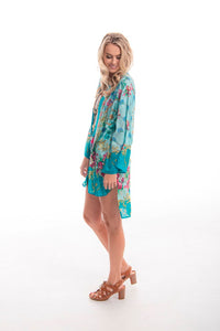 Silk beaded kimono jacket