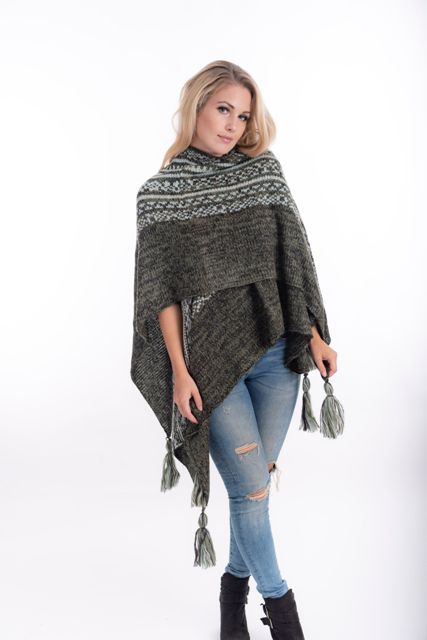 Khaki Knit Wrap