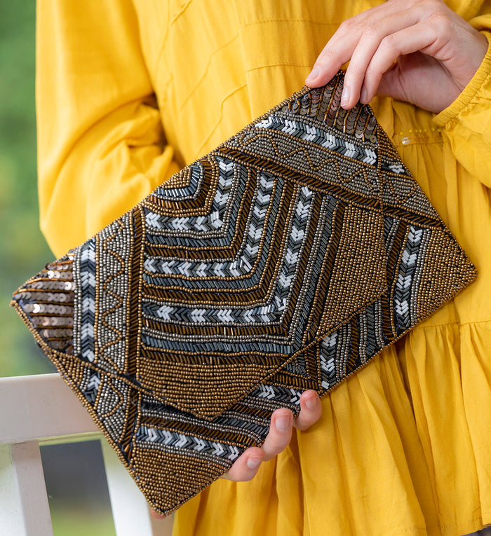 Beaded Clutch