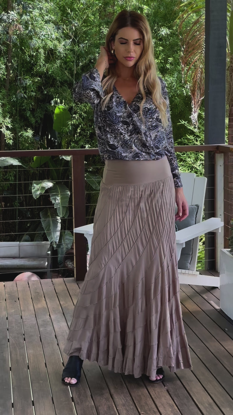 Maryka Crossover Top