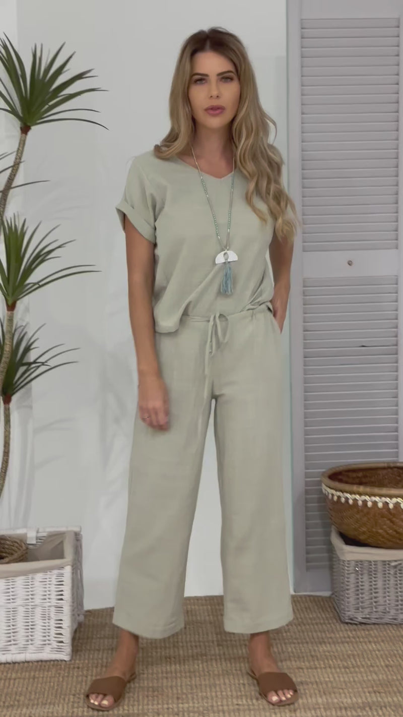 Elea Pant - Sage