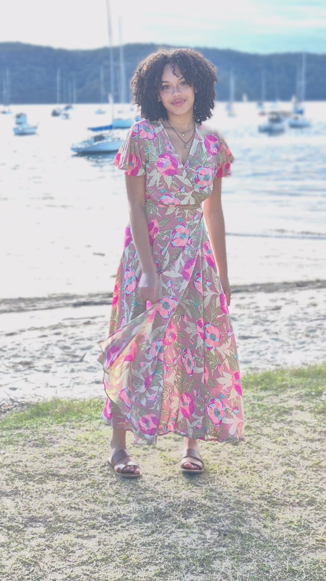 Bloss S/Sleeve Wrap Dress