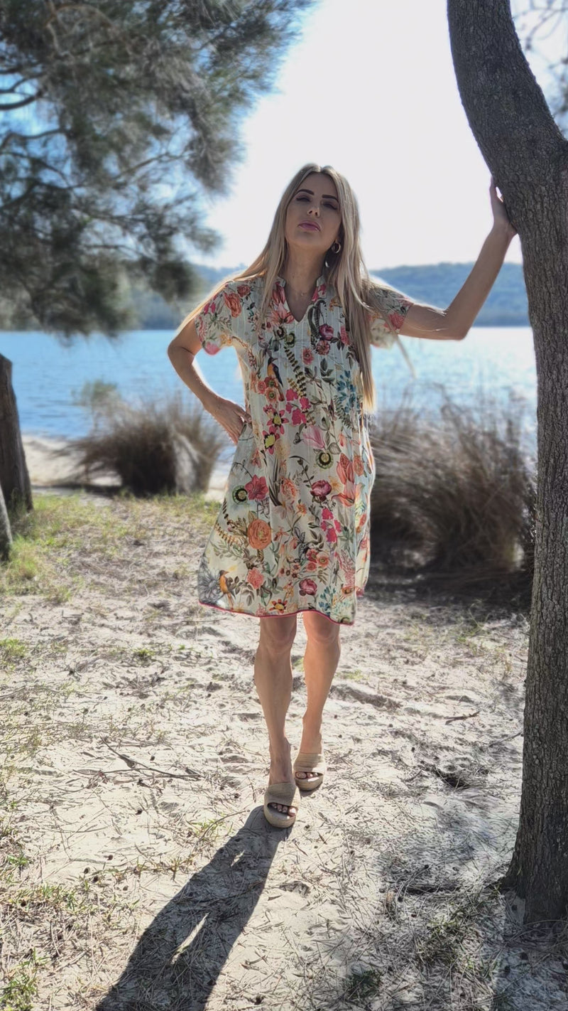 Kerala Pintuck Dress