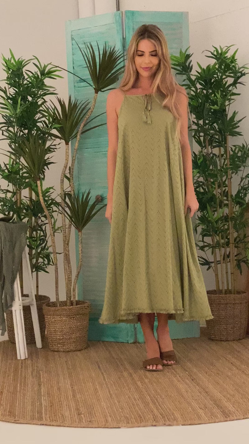 Charlotte Dress - Sage