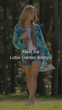 Lotus Garden Kimono — styled reel