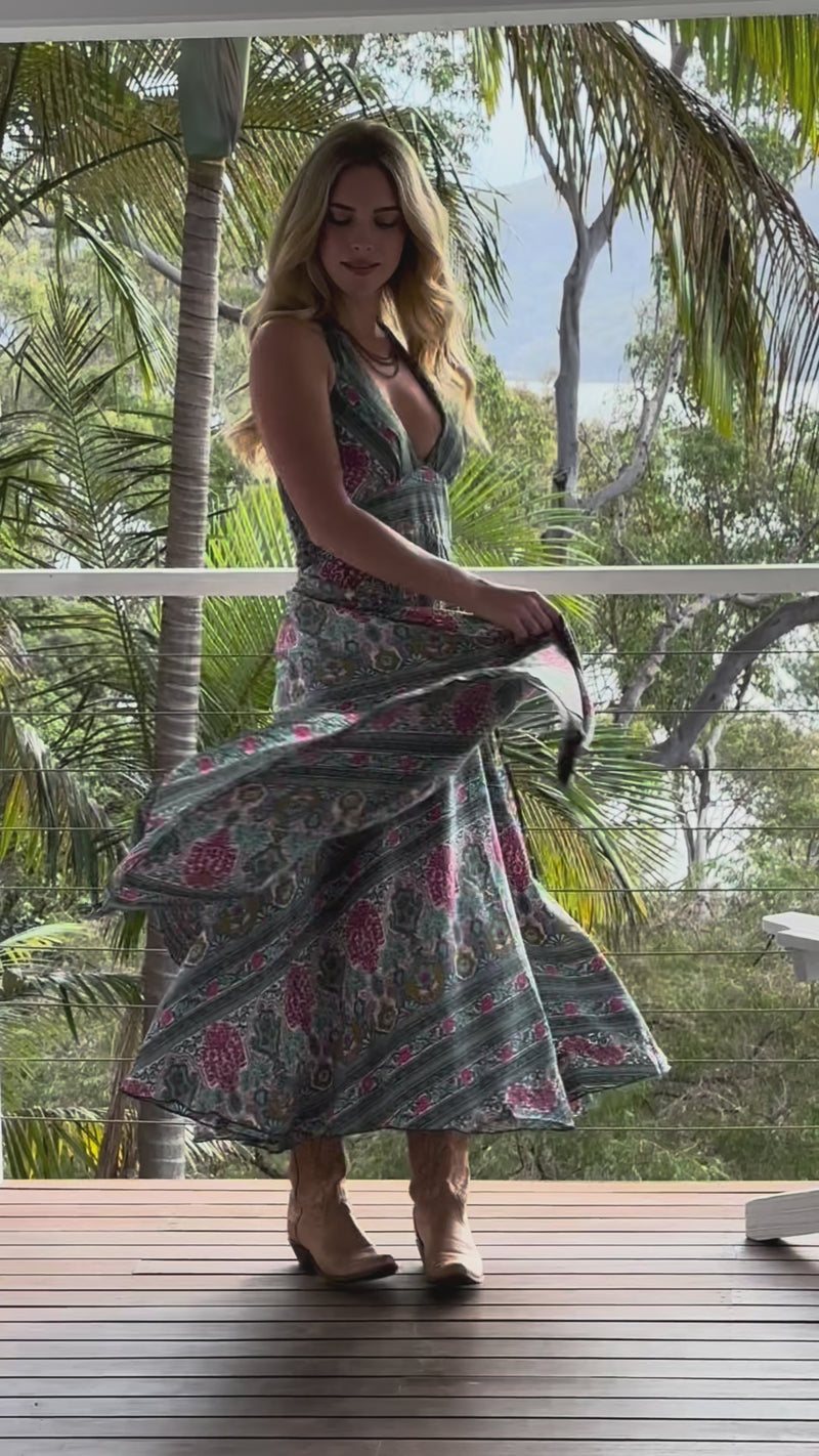 Ashanti Maxi Halter Dress