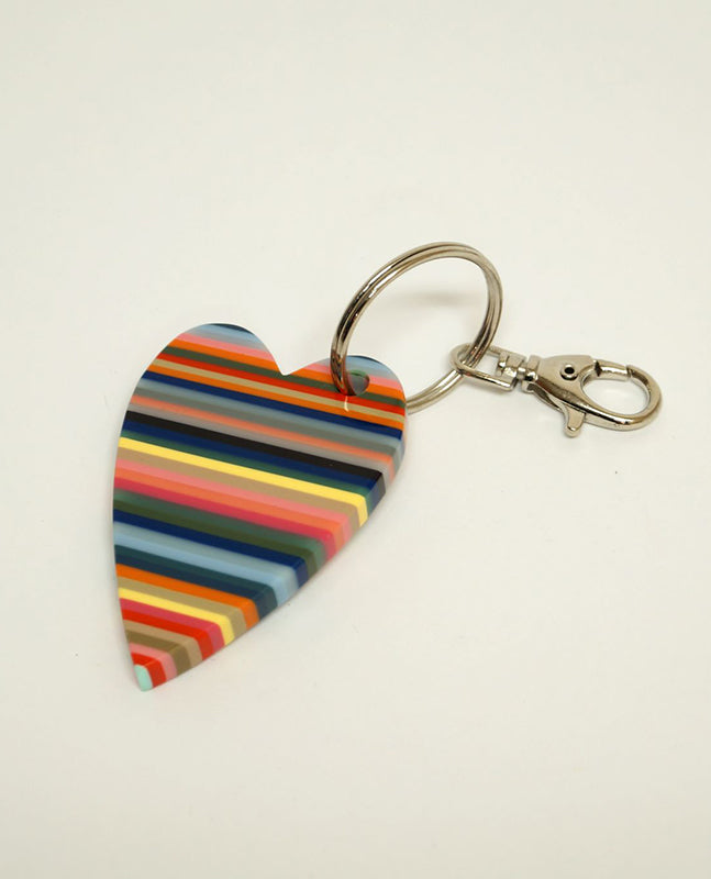 Heart Resin Keychain