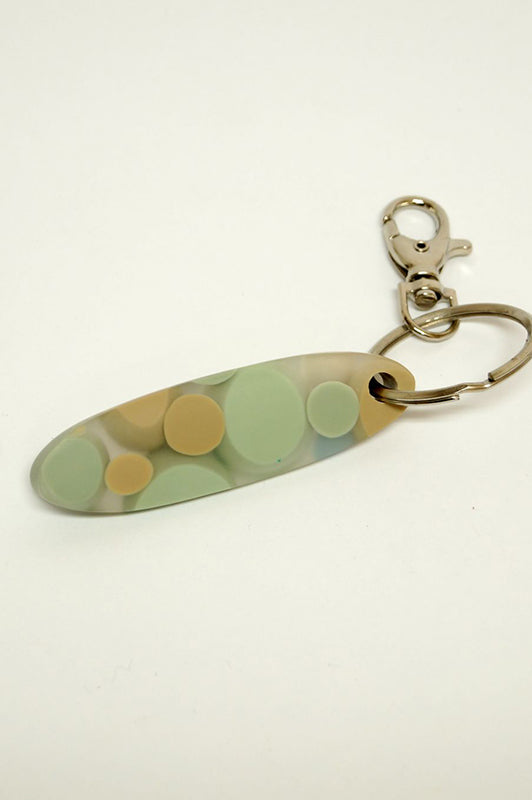 Mint Resin Keychain