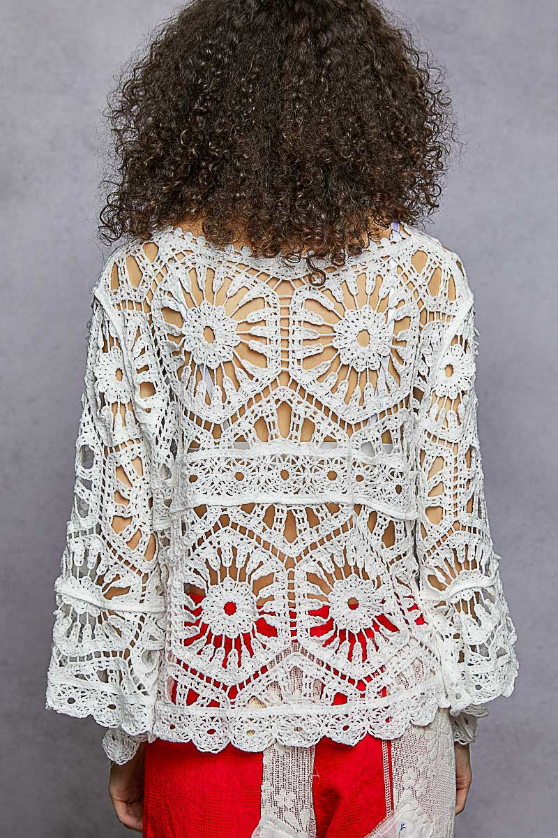 Crochet Lacey White -  SMC100