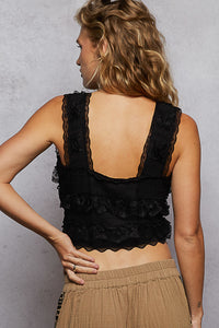 Crop Top Black - SMT2719
