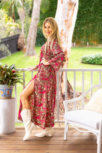 Sofia Flare Sleeve Maxi Dress