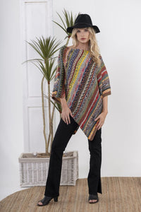 Stripe Poncho