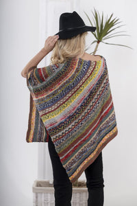 Stripe Poncho