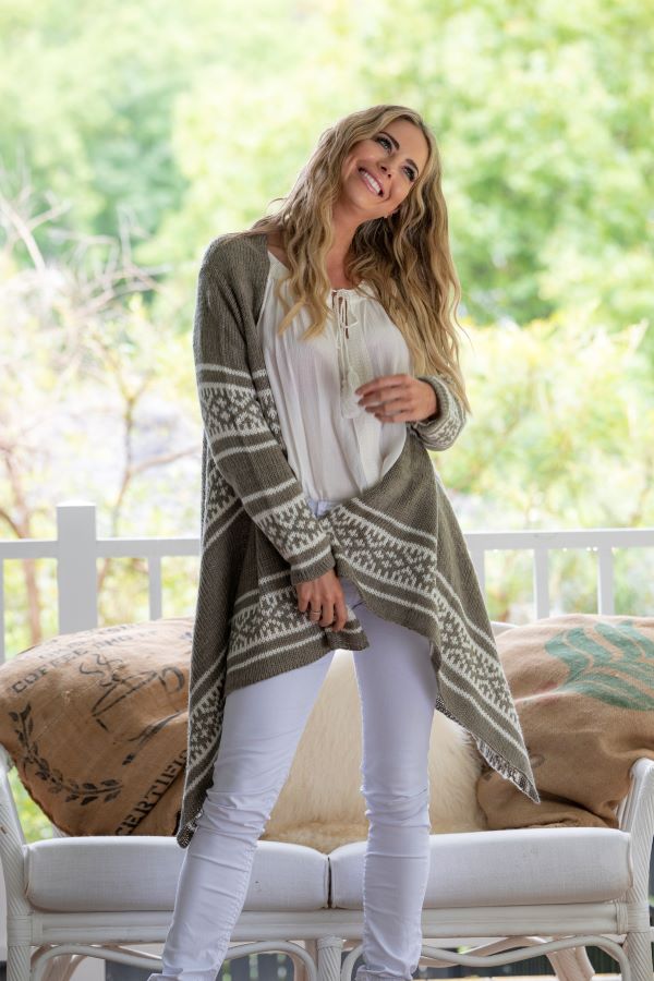 Taupe Cardi