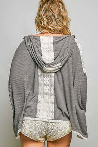 Relaxed Hoodie - UKT528B - Grey
