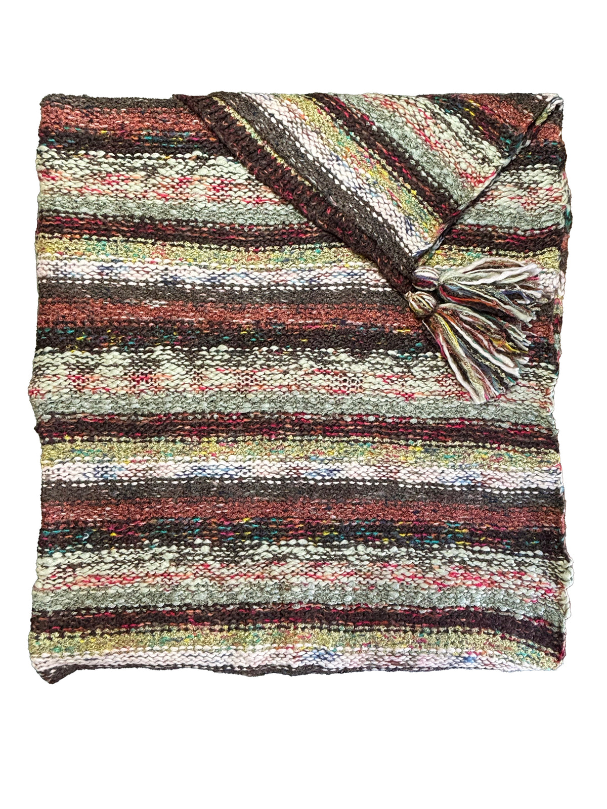 Nia Cream Turtleneck Poncho (Taupe)
