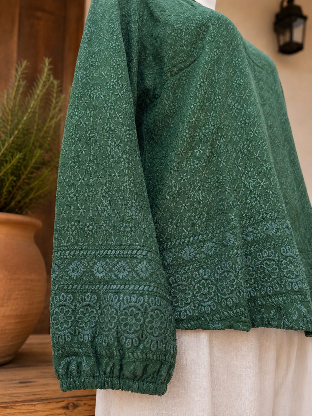 Folklore Top | Forest Green