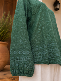 Folklore Top | Forest Green