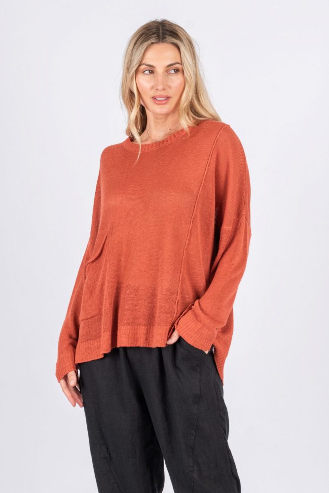 Willow Linen Knit Top - Assorted