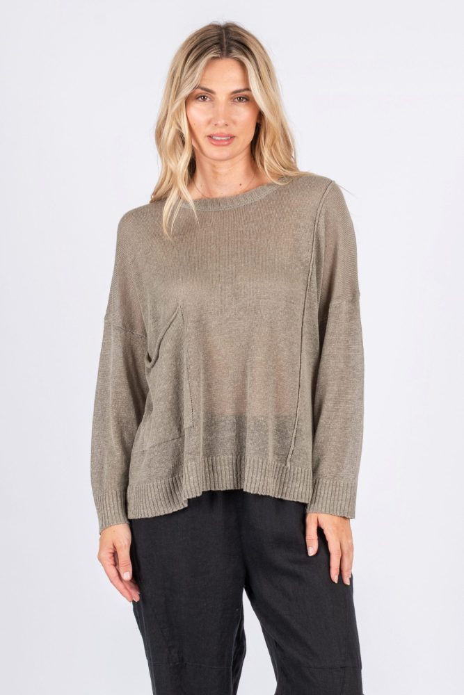 Willow Linen Knit Top - Assorted