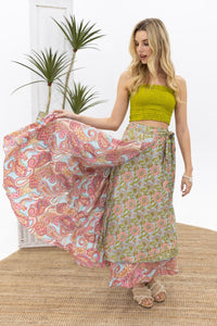 Wrap Skirt - Silk Blend - Pink (Limited Edition)