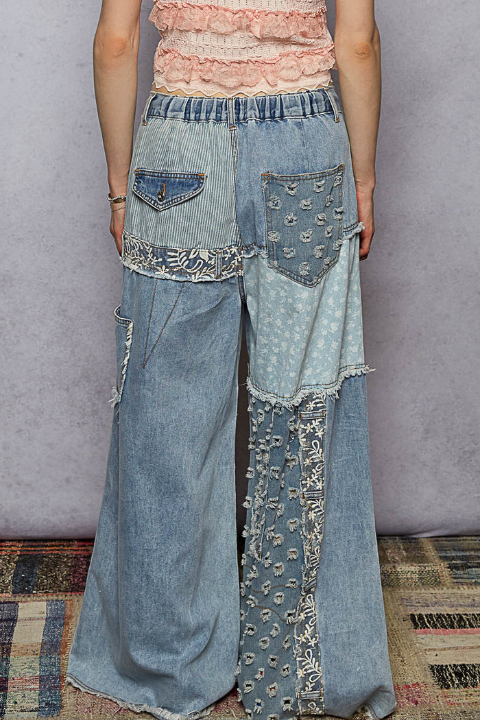 Patchwork Jeans - WYP38